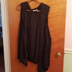 Logo by Lori Goldstein hoodie vest